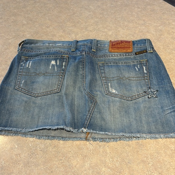 Lucky Brand jeans mini skirt - Picture 2 of 3